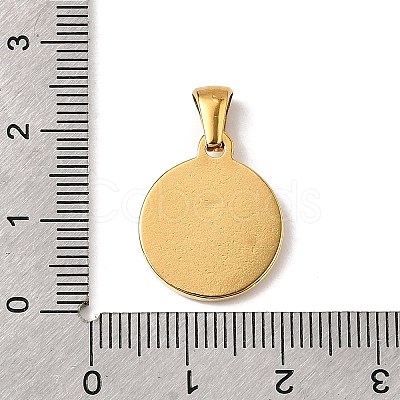 Hand Polished 304 Stainless Steel Pendants STAS-B094-01F-G-1