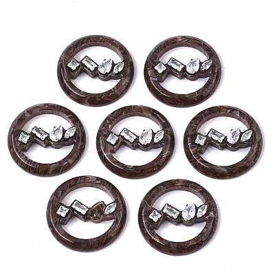 Cellulose Acetate(Resin) Pendants X-KY-S163-101B-01-1