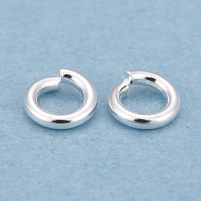 Rack Plating Brass Open Jump Rings KK-O139-18L-S-1