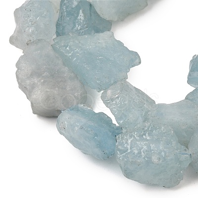 Raw Rough Natural Aquamarine Beads Strands GG-CBAC4AD-A01-01-1