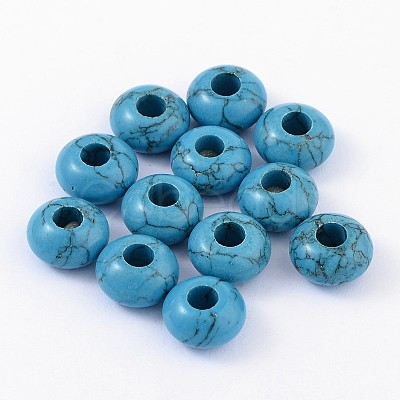 Synthetic Turquoise European Beads X-SPDL-D003-41-1