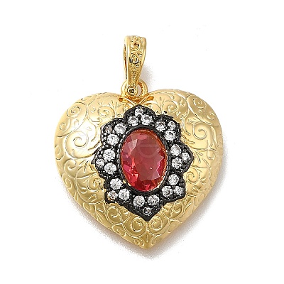 Barss Rhinestone Pendants KK-V002-08G-03-1