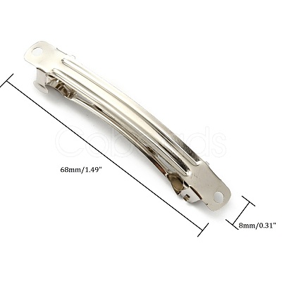 Iron Hair Barrette Findings IFIN-A171-06E-1