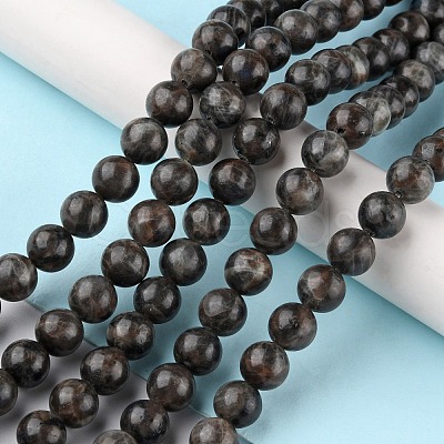 Natural Labradorite Beads Strands G-G0003-C03-10mm-1