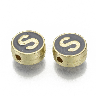 Alloy Enamel Beads X-ENAM-S122-028S-NR-1
