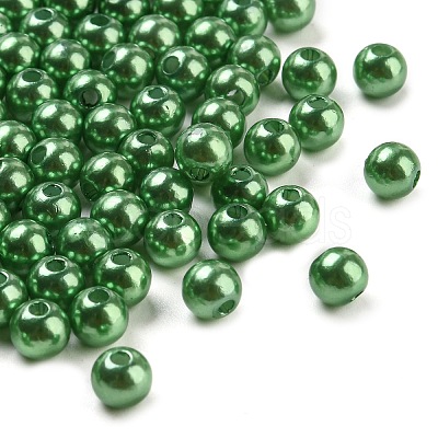 Imitation Pearl Acrylic Beads PL609-11-01-1