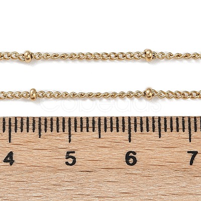 Ion Plating(IP) 304 Stainless Steel Satellite Chain Necklace for Men Women NJEW-M200-05G-1