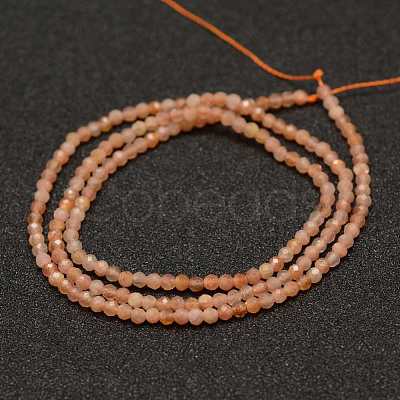 Natural Sunstone Beads Strands G-K182-2mm-13-1