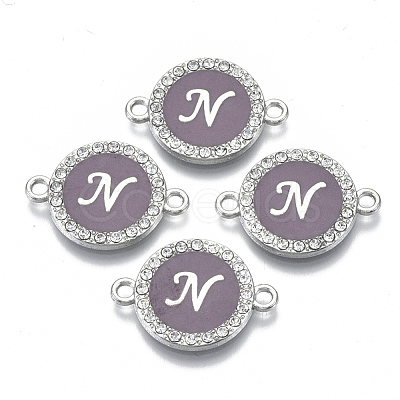 Alloy Enamel Links Connectors ENAM-TAC0003-01S-01N-1