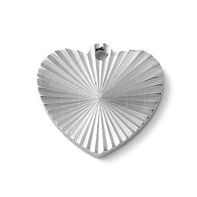 Non-Tarnish 304 Stainless Steel Pendants STAS-D025-01P-02-1