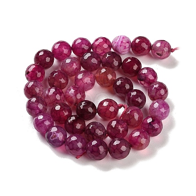 Natural Agate Beads Strands G-M437-C01-01F-1
