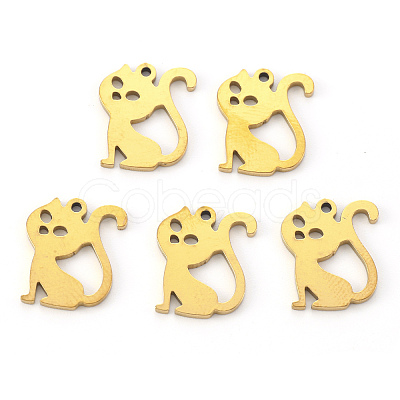 PVD Vacuum Plating 304 Stainless Steel Charms LS-X-STAS-N092-69G-1