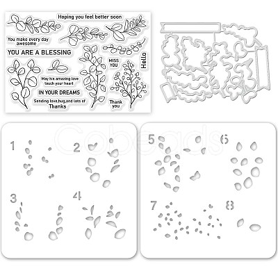 Globleland 1Pc Carbon Steel Cutting Dies Stencils DIY-GL0003-81-1