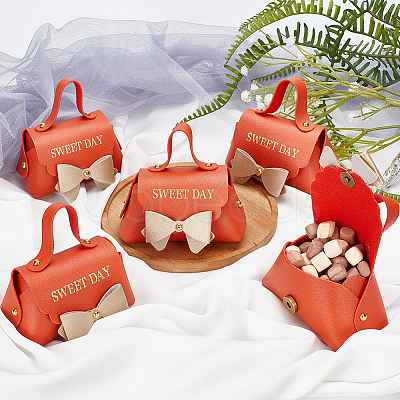 Foldable Imitation Leather Wedding Candy Magnetic Bags CON-WH0084-48G-03-1