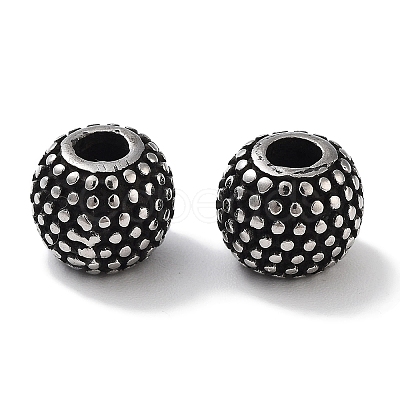 304 Stainless Steel Beads Hand Polished STAS-M057-20AS-1
