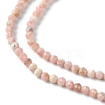 Natural Argentina Rhodochrosite Beads Strands G-F748-S01-1