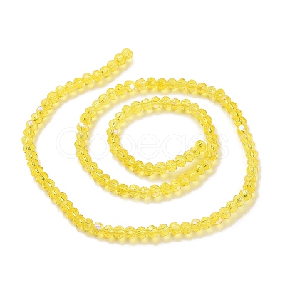 Electroplate Glass Beads Strands EGLA-A034-T2mm-L02-1