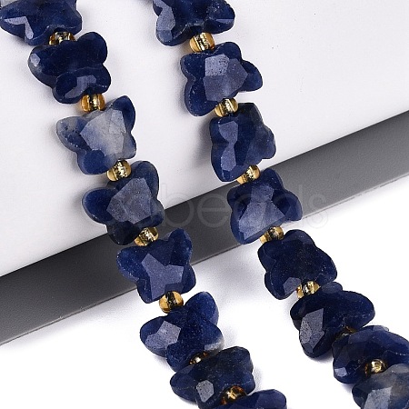 Natural Sodalite Beads Strands G-N371-10A-03-1