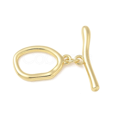 Brass Toggle Clasps KK-CBAFC6C-07F-G-1