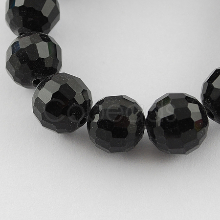 Transparent Glass Bead Strands GLAA-R095-8mm-08-1