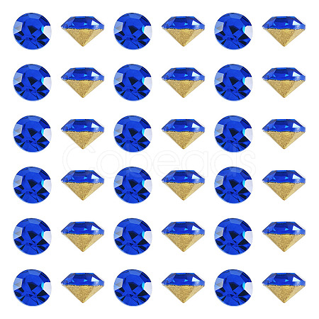 1 Bag Pointed Back Glass Rhinestone Cabochons RGLA-TADJ0001-01B-09-1