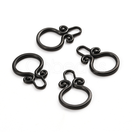 304 Stainless Steel Toggle Clasps Parts Ion Plating(IP) STAS-D142-03C-B-1