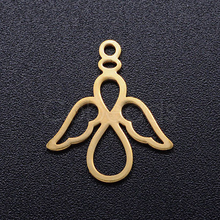 Ion Plating(IP) 304 Stainless Steel Pendants A-STAS-Q201-JN313-2-1