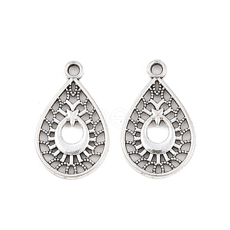 Tibetan Style Alloy Pendants PALLOY-A024-09AS-1