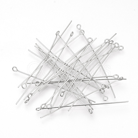 Non-Tarnish 304 Stainless Steel Eye Pin X-STAS-Q218-03A-1