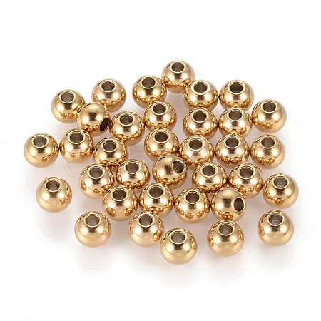 Ion Plating(IP) 202 Stainless Steel Rondelle Spacer Beads STAS-F094-06A-G-1