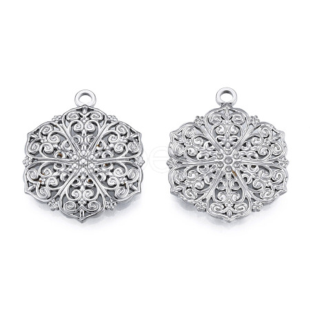 Non-Tarnish 201 Stainless Steel Pendants STAS-N098-206P-1