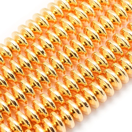 Electroplate Non-magnetic Synthetic Hematite Beads Strands G-L485-05A-G-1