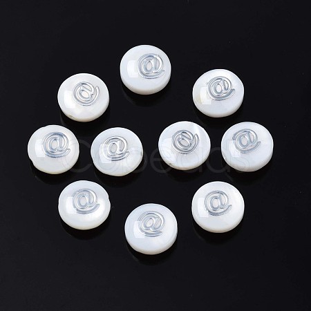 Natural Freshwater Shell Beads SHEL-N003-22-08P-1