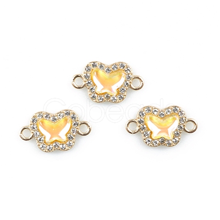 Alloy Crystal Rhinestone Connector Charms FIND-TAC0009-02E-1