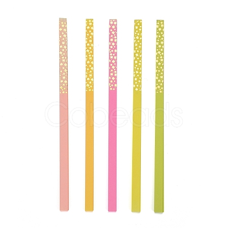 Luminous Lucky Star Origami Paper DIY-WH0011-E01-1