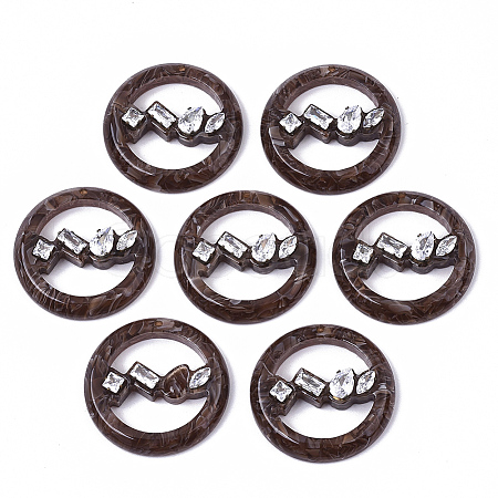 Cellulose Acetate(Resin) Pendants X-KY-S163-101B-01-1