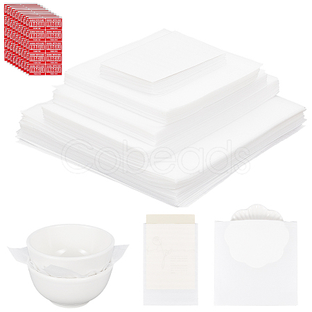 100Pcs 5 Styles Rectangle and Square Double-Sided EPE Foam Resealable Bags ABAG-BC0001-75-1