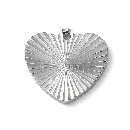 Non-Tarnish 304 Stainless Steel Pendants STAS-D025-01P-02-1