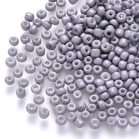 12/0 Baking Paint Glass Round Seed Beads SEED-S036-01A-09-1