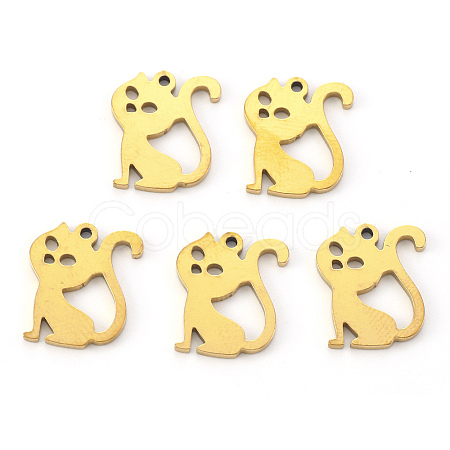 PVD Vacuum Plating 304 Stainless Steel Charms LS-X-STAS-N092-69G-1