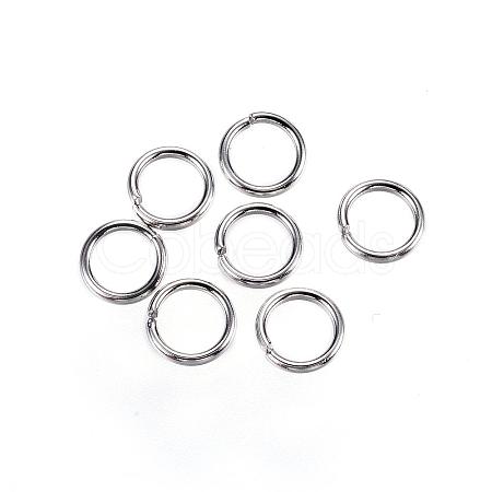 Tarnish Resistant 304 Stainless Steel Open Jump Rings STAS-D448-097P-5.5mm-1