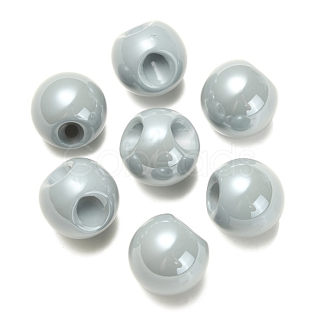 Opaque Acrylic Beads OACR-G012-01I-1