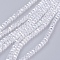 Electroplate Glass Beads Strands, AB Color Plated, Faceted Rondelle, Clear AB, 2.9~3.3x2mm, Hole: 0.5mm, about 145~150pcs/strand, 34~35cm