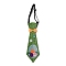 Easter Theme Egg Glitter Felt Necktie, Party Children Suit Neck Ties, for Boy, with Elastic Band, Green, Inner Diameter: 89~157mm