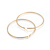201 Stainless Steel Big Hoop Earrings EJEW-A052-20D-G-2