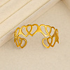 304 Stainless Steel Cuff Bangles BJEW-S172-01G-1