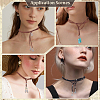 8Pcs 8 Styles Tree of Life Alloy & ABS Plastic Pearl & Natural Flower Amazonite Chip & Synthetic Turquoise Pendant Necklaces NJEW-ME00003-5