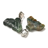 Natural Indian Agate Pendants G-Z067-01P-08-3