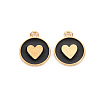 Alloy Enamel Pendants ENAM-S121-181B-2