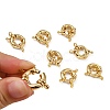 Rack Plating Brass Spring Ring Clasps KK-D399-A-G-NF-2